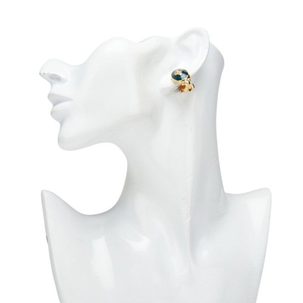 Burberry Oval Rhinestone Earrings - Picture 5 of 5